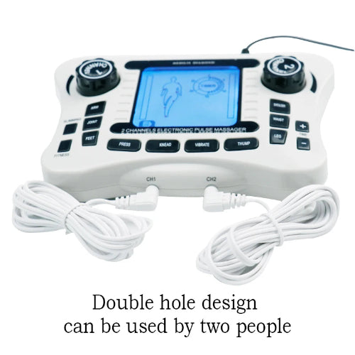 12 Modes Electrical Pulse Massager can be used in tandem