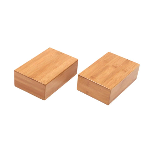 2 Pieces Bamboo Yoga Blocks