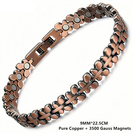 Pure Copper Butterfly Magnetic Bracelet for Women