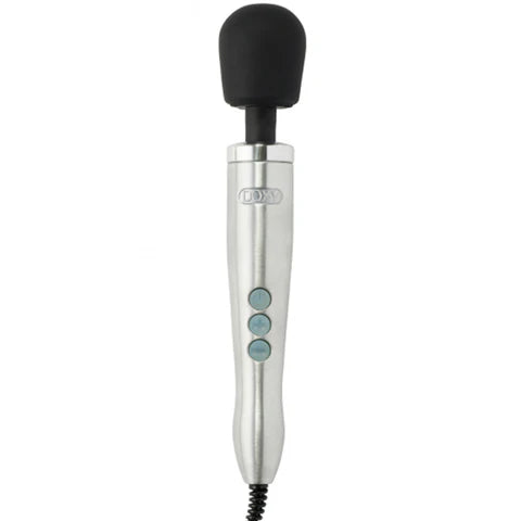 DOXY Die Cast Wand Vibrator Brushed Metal