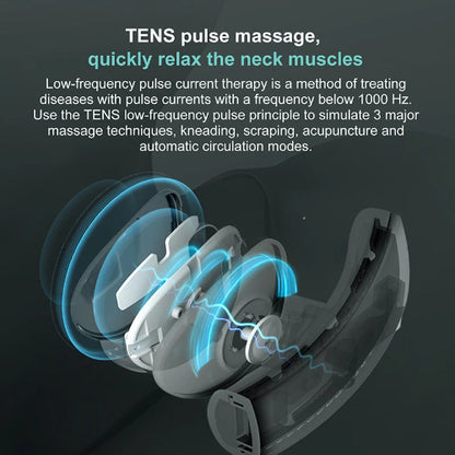 G2-F Electric Heated Neck Massager TENS pulse massage