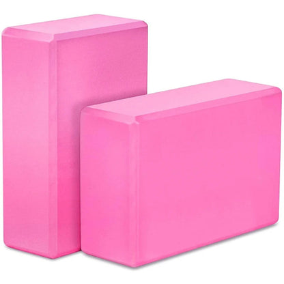 High-Density EVA Foam Yoga Blocks PINK