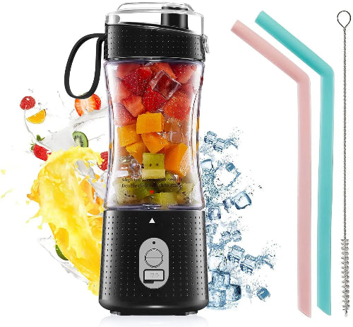 380ml Portable Rechargeable Juicer BLACK