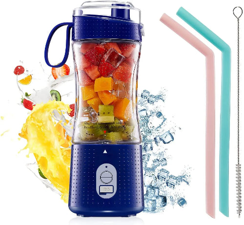 380ml Portable Rechargeable Juicer NAVY BLUE