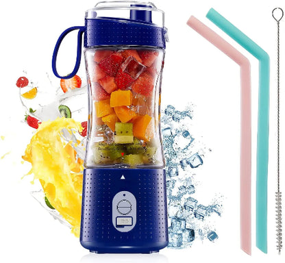 380ml Portable Rechargeable Juicer NAVY BLUE