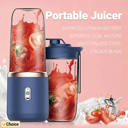 6 Blade USB Rechargeable Portable Juicer