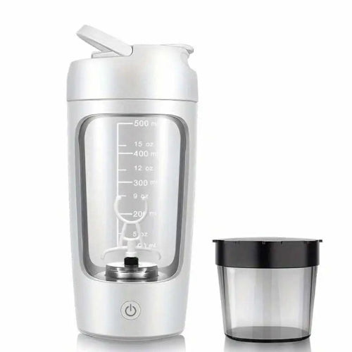 500ML Electric Protein Powder Mixing Cup WHITE