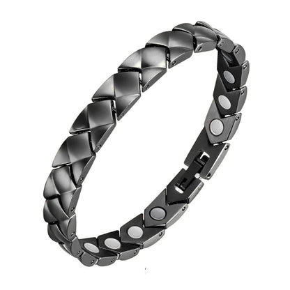 Arrow Shaped Titanium Steel Magnetic Therapy Bracelet