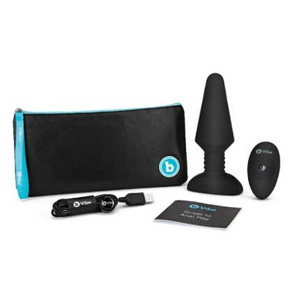 Rimming Plug XL  includes bag, Butt Plug, remote, guide and USB cord